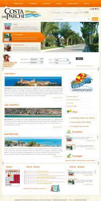home page della prima realise del portale Costadeiparchi.it